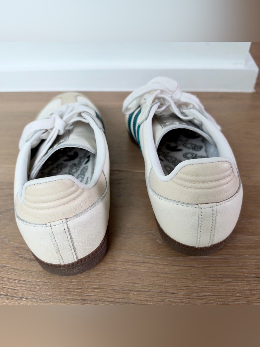Adidas Samba OG Legacy Teal Cloud White Gum Sneakers Women’s 8 - Picture 6 of 9